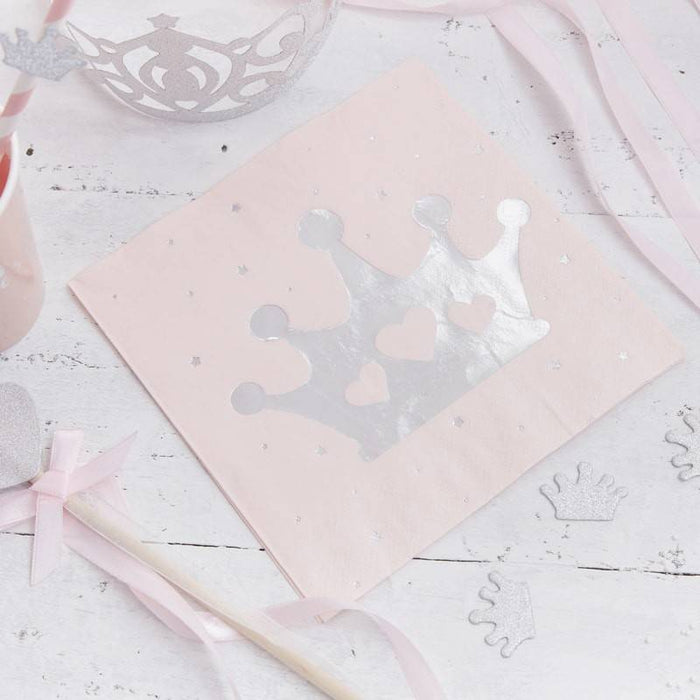 Servietten fuer die Prinzessinparty - pilzessono.shop