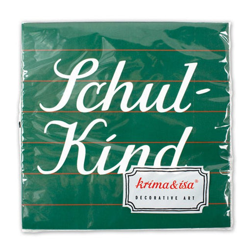 Servietten "Schulkind" von Krima & Isa - pilzessono.shop - zauberhafte Kinderdinge