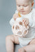 Set aus Glasfläschchen und Star Ball in rose von Hevea - pilzessono.shop - zauberhafte Kinderdinge