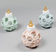 Set aus Glasfläschchen und Star Ball in rose von Hevea - pilzessono.shop - zauberhafte Kinderdinge