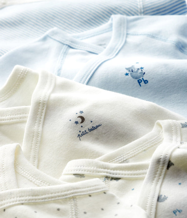 ⋙ Set mit fünf langärmeligen Bodys für Neugeborene von Petit Bateau ♡ - pilzessono.shop - zauberhafte Kinderdinge