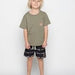 Shirt mit Print Flamme und Totenkopf - pilzessono.shop - zauberhafte Kinderdinge