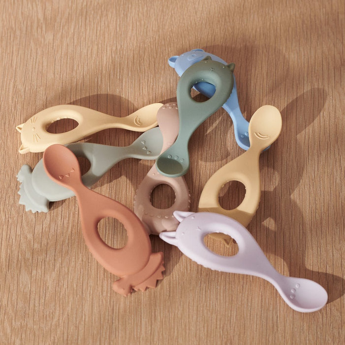 ⋙ Silikon Löffel | Pfefferminz multi Mix von Liewood ♥ - pilzessono.shop - zauberhafte Kinderdinge