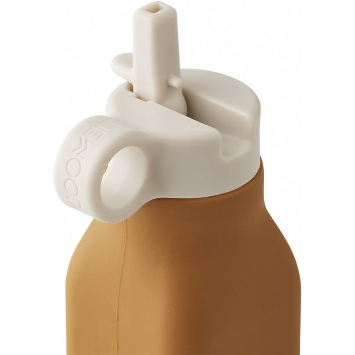 Silikonflasche Warren Dino mustard von Liewood ♡ - pilzessono.shop