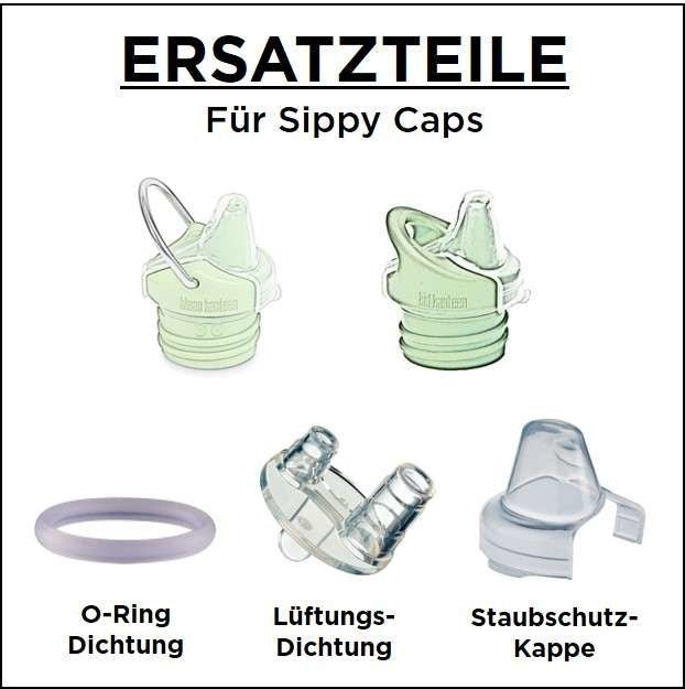 Sippy Cap für Classic Klean kanteen Flaschen - pilzessono.shop - zauberhafte Kinderdinge