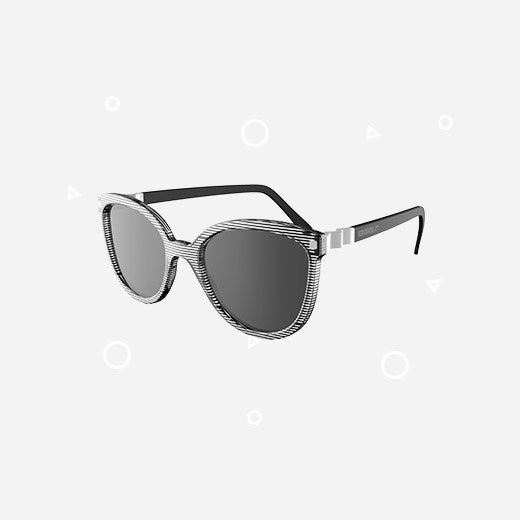 Sonnenbrille Jahre SUN Buzz in Streifen von Ki ET LA ♥ - pilzessono.shop