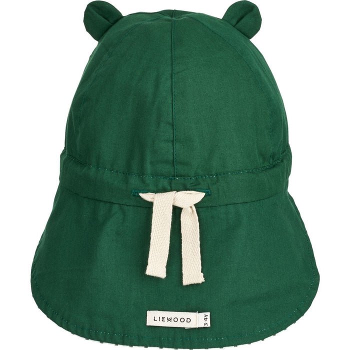 Sonnenhut wendbar in green / Creme de la creme - pilzessono.shop - zauberhafte Kinderdinge