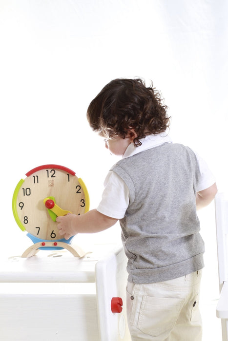 Spiel Uhr zum Lernen | Activity Clock von PlanToys ★ - pilzessono.shop - zauberhafte Kinderdinge