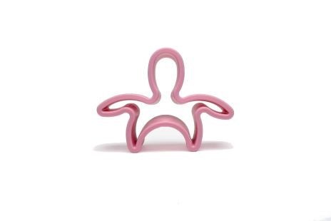 Spielfigur mit Haus in rosa - pilzessono.shop - zauberhafte Kinderdinge