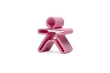 Spielfigur mit Haus in rosa - pilzessono.shop - zauberhafte Kinderdinge
