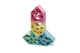 ⋙ Spielfiguren mit Häuser in bunt von dëna - pilzessono.shop - zauberhafte Kinderdinge