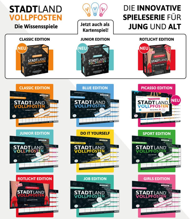 Stadt Land Vollpfosten Girls Edition - pilzessono.shop - zauberhafte Kinderdinge