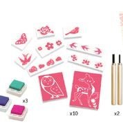 Stempel schnitzen - Natur-Dekor von Djeco - pilzessono.shop - zauberhafte Kinderdinge