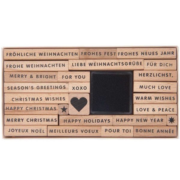 ⋙ Stempelset Merry Christmas von Rico Design ♡ - pilzessono.shop - zauberhafte Kinderdinge