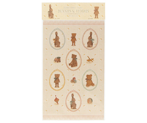 ⋙ Stickerbogen Hase & Teddy von Maileg ♡ - pilzessono.shop - zauberhafte Kinderdinge