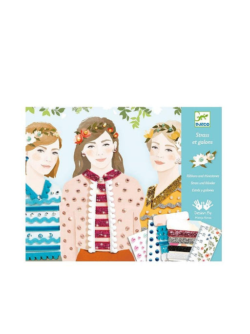 ⋙ Strass und Bänder „Mädchen in vier Jahreszeiten“ von Djeco ♥ - pilzessono.shop