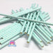 Strohhalme aus Papier in mintgruen - pilzessono.shop - zauberhafte Kinderdinge