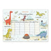Stundenplan Dinos von Krima & Isa - pilzessono.shop - zauberhafte Kinderdinge