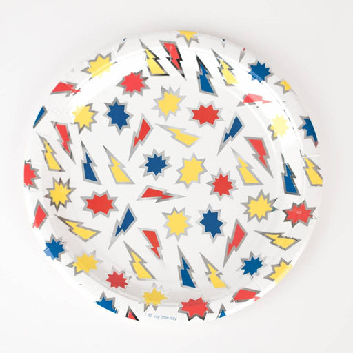 Superhelden Pappteller von My Little Day bei Pilzessin - pilzessono.shop - zauberhafte Kinderdinge