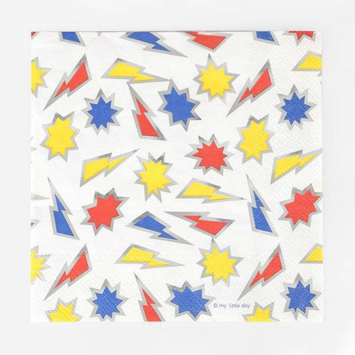 Superhelden Servietten von My Little Day bei Pilzessin - pilzessono.shop - zauberhafte Kinderdinge