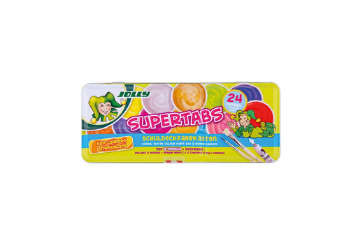 Supertabs 24 Farben Deckfarbkasten - pilzessono.shop - zauberhafte Kinderdinge