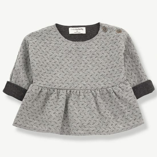 superweiches Oberteil "Muriel" in in grau von 1+ in the family ♡ - pilzessono.shop - zauberhafte Kinderdinge