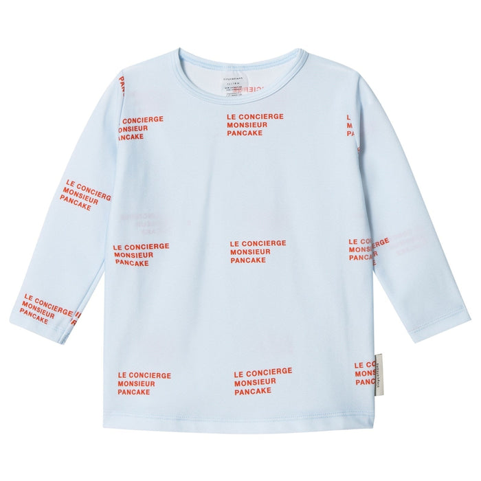 Surf Tee Le Concierge - light blue/carmin - pilzessono.shop - zauberhafte Kinderdinge