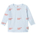 Surf Tee Le Concierge - light blue/carmin - pilzessono.shop - zauberhafte Kinderdinge