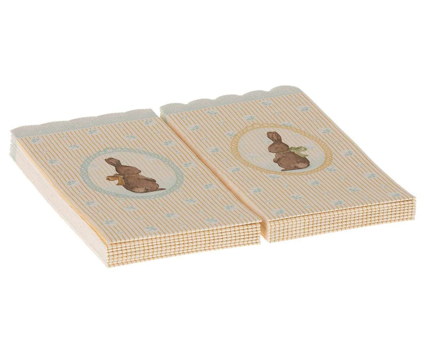 ⋙ süße Servietten mit einem Hasen von Maileg ♡ - pilzessono.shop - zauberhafte Kinderdinge
