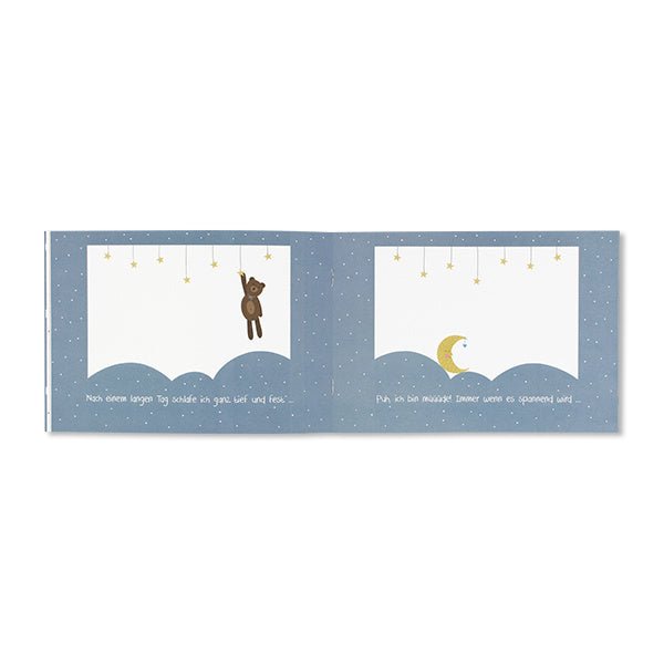 ♥ süßes Buch in blau "HALLO WUNDER" von Ava & Yves - pilzessono.shop