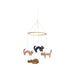 süßes Katzen Mobile "MELISSA" in miauw multi mix von Liewood ♡ - pilzessono.shop - zauberhafte Kinderdinge