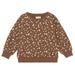 ♡ süßes Lou-Oversize Sweatshirt - Deer Brown von Konges Slojd - pilzessono.shop - zauberhafte Kinderdinge