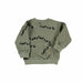 Sweatshirt unplug allover khaki carded von Piupiuchick bei Pilzessin - pilzessono.shop - zauberhafte Kinderdinge