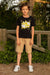 T-Shirt in schwarz "slow live" von SayPlease - pilzessono.shop - zauberhafte Kinderdinge