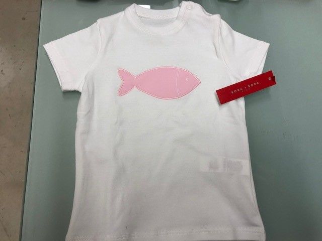 T-Shirt rosa Fisch von Bora Bora bei Pilzessin - pilzessono.shop - zauberhafte Kinderdinge