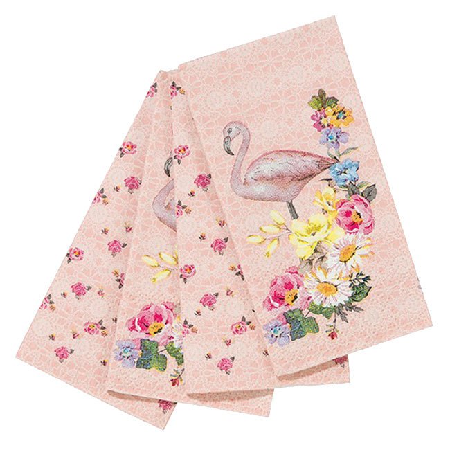 Taschentücher 10er Pack " FLAMINGO " von Talking Tables ✮ - pilzessono.shop - zauberhafte Kinderdinge