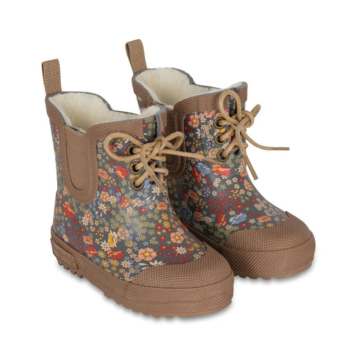 ♡ Thermo Boots | gefütterte Gummistiefel villetta blue von Konges Slojd - pilzessono.shop - zauberhafte Kinderdinge