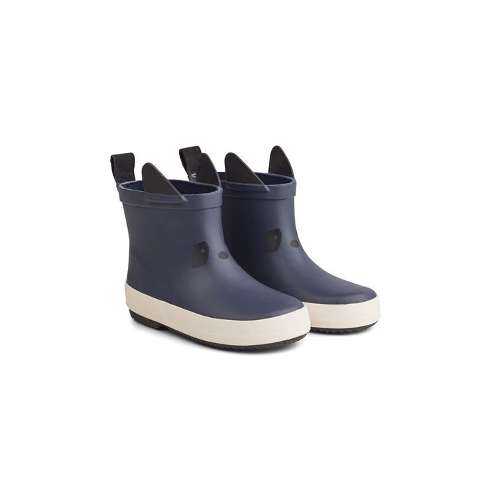 Tobi Regenstiefel Panda in blau von Liewood - pilzessono.shop