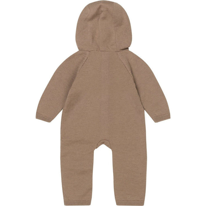 Tomama Onesie Mit Kapuze - Stone von Konges Slojd - pilzessono.shop - zauberhafte Kinderdinge
