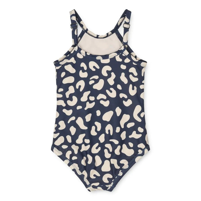 Toria Badeanzug in Leo / navy - pilzessono.shop - zauberhafte Kinderdinge