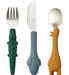 Tove Cutlery Set golden caramel mix | Kinder Besteck von Liewood - pilzessono.shop - zauberhafte Kinderdinge