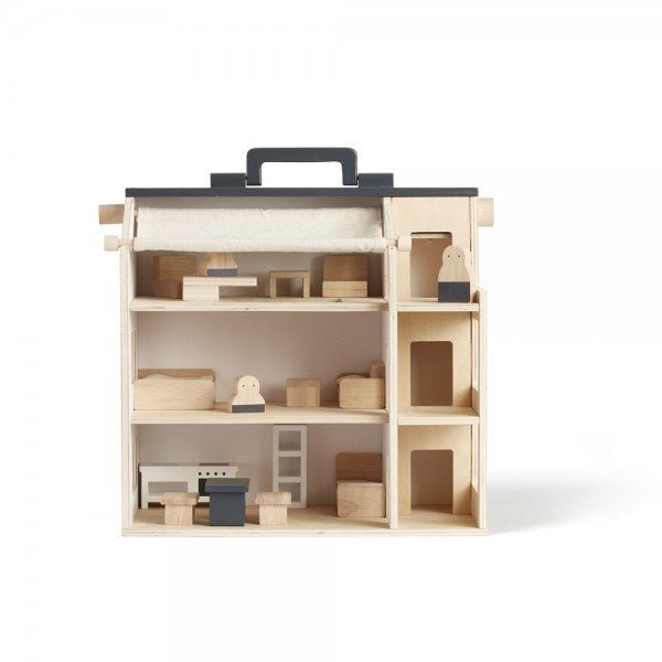 tragbares Puppenhaus Aiden 3+ - pilzessono.shop - zauberhafte Kinderdinge