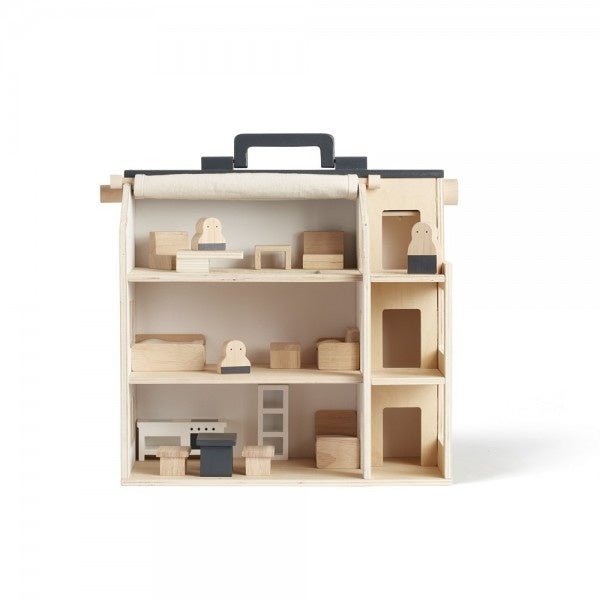 tragbares Puppenhaus Aiden 3+ - pilzessono.shop - zauberhafte Kinderdinge