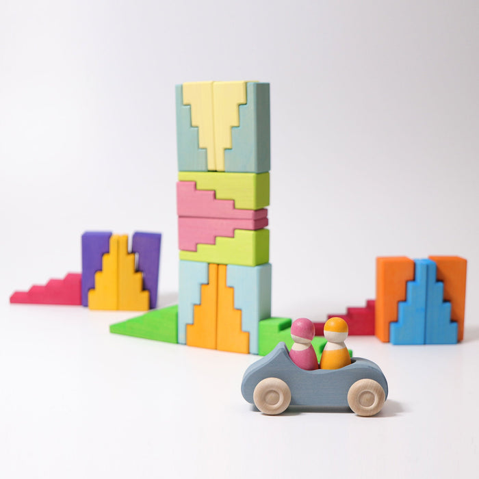 Treppendächer Regenbogen von Grimms - pilzessono.shop