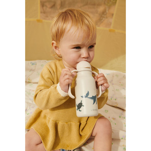 Trinkflasche 250ml "Kimmie" sea creature / sandy von Liewood ♡ - pilzessono.shop - zauberhafte Kinderdinge
