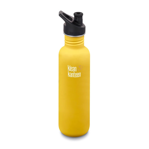 Trinkflasche 800ml in senfgelb matt von Klean Kanteen ♥ - pilzessono.shop