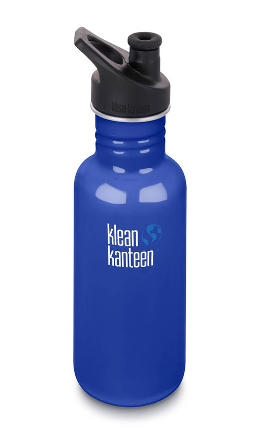 Trinkflasche in blau von Klean Kanteen ♥ - pilzessono.shop