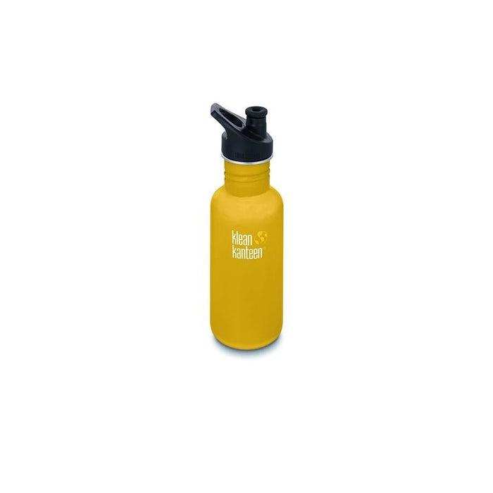 Trinkflasche in senfgelb von Klean Kanteen ♥ - pilzessono.shop