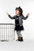 Tüllrock schwarz/silber von Kiestone - pilzessono.shop - zauberhafte Kinderdinge