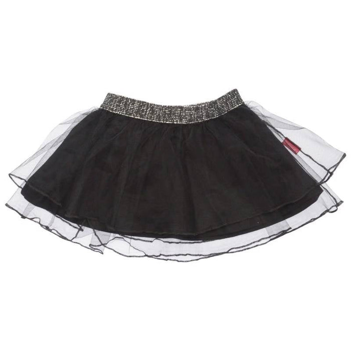Tüllrock schwarz/silber von Kiestone - pilzessono.shop - zauberhafte Kinderdinge